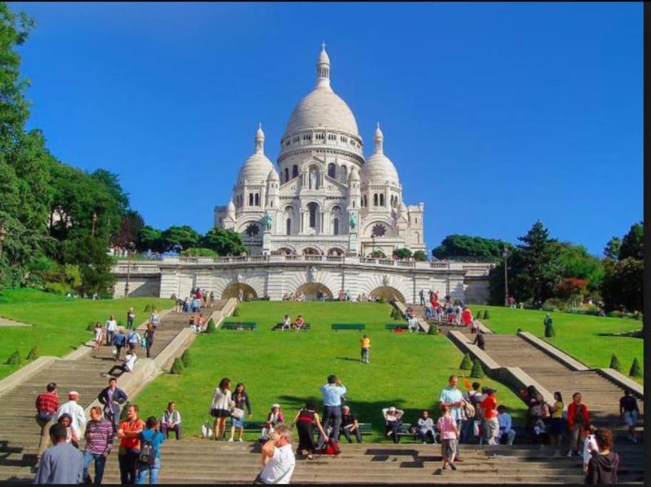 Paris Sacre Coeur Montmartre Et Tour Eiffel, 8 People, Apartment Ngoại thất bức ảnh