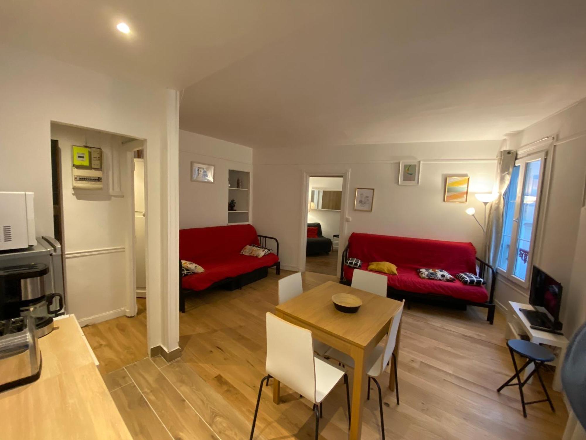 Paris Sacre Coeur Montmartre Et Tour Eiffel, 8 People, Apartment Ngoại thất bức ảnh