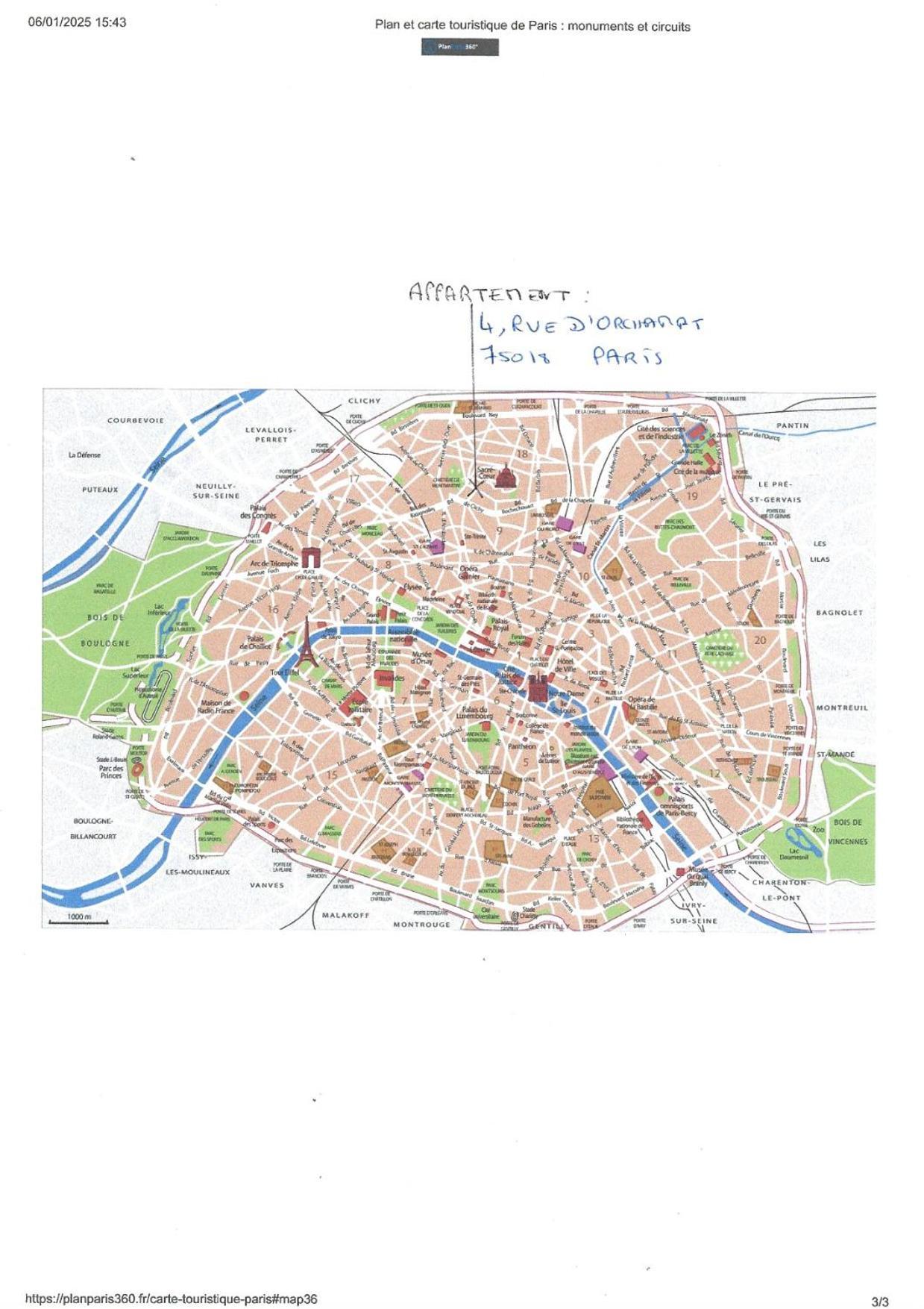 Paris Sacre Coeur Montmartre Et Tour Eiffel, 8 People, Apartment Ngoại thất bức ảnh